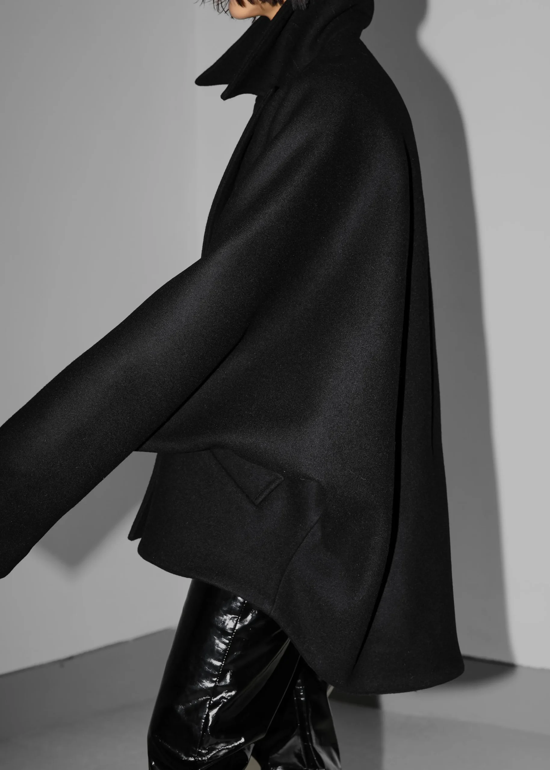 The Frankie Shop Lane Coat Black Hot