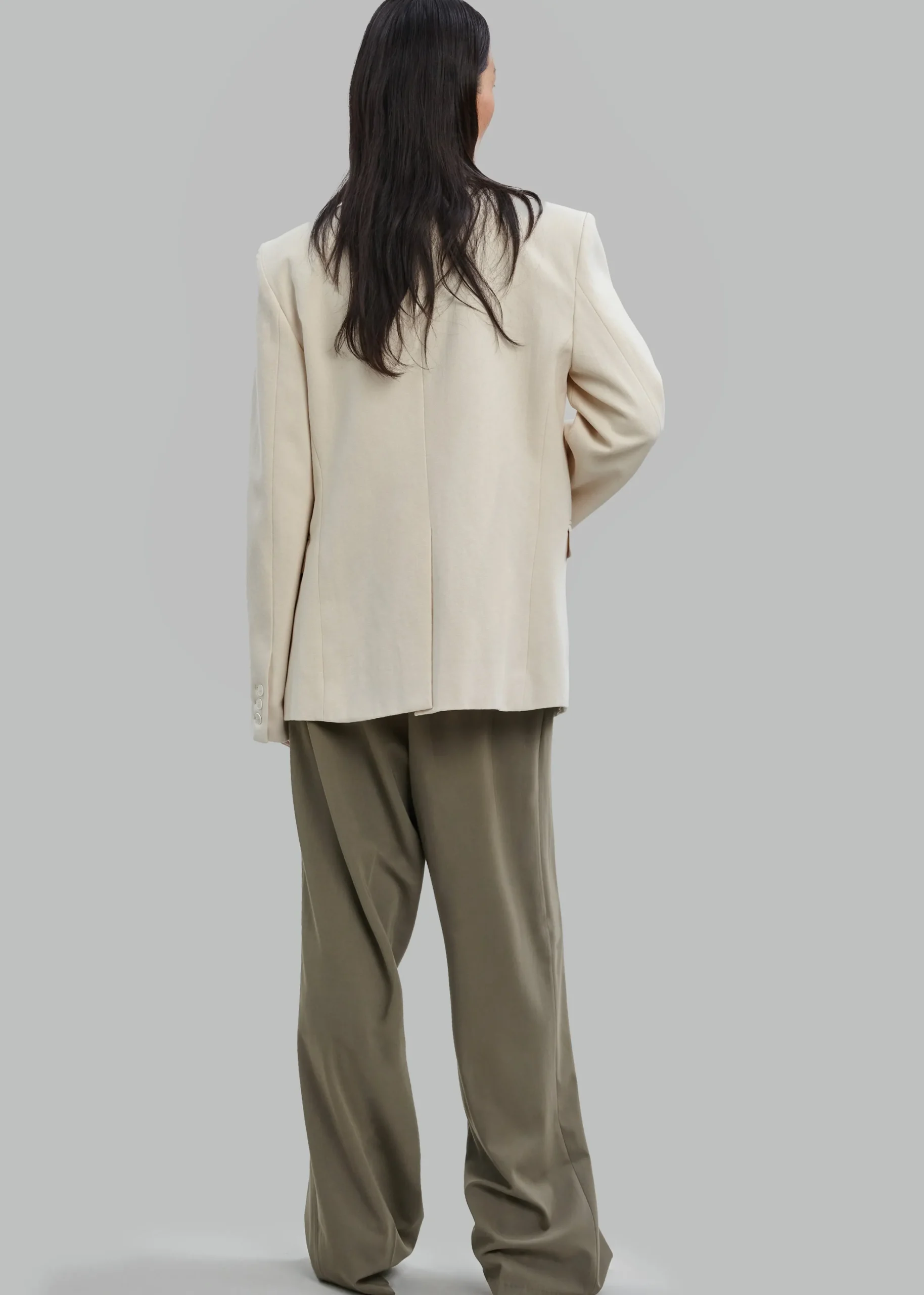 The Frankie Shop Lasla Blazer Cream New