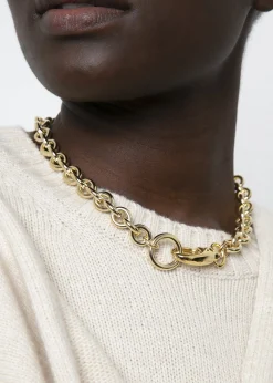 The Frankie Shop Laura Lombardi Cable Chain Necklace Gold Hot