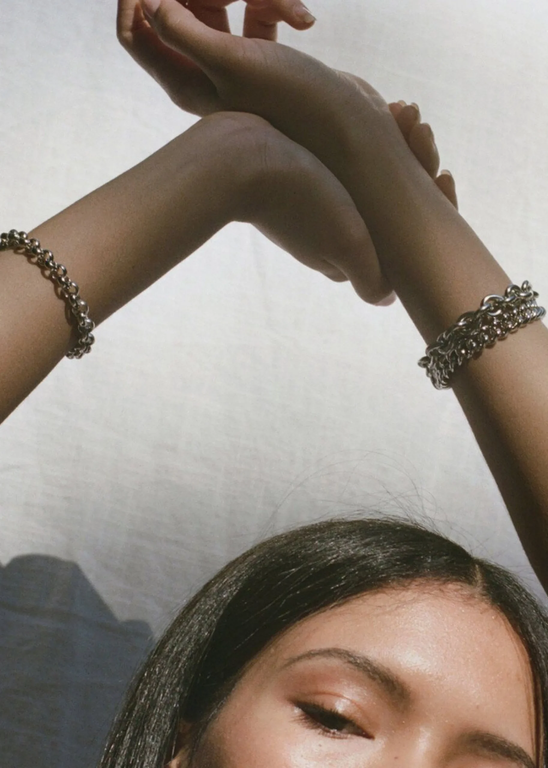 The Frankie Shop Laura Lombardi Cable Chain Bracelet Silver Clearance