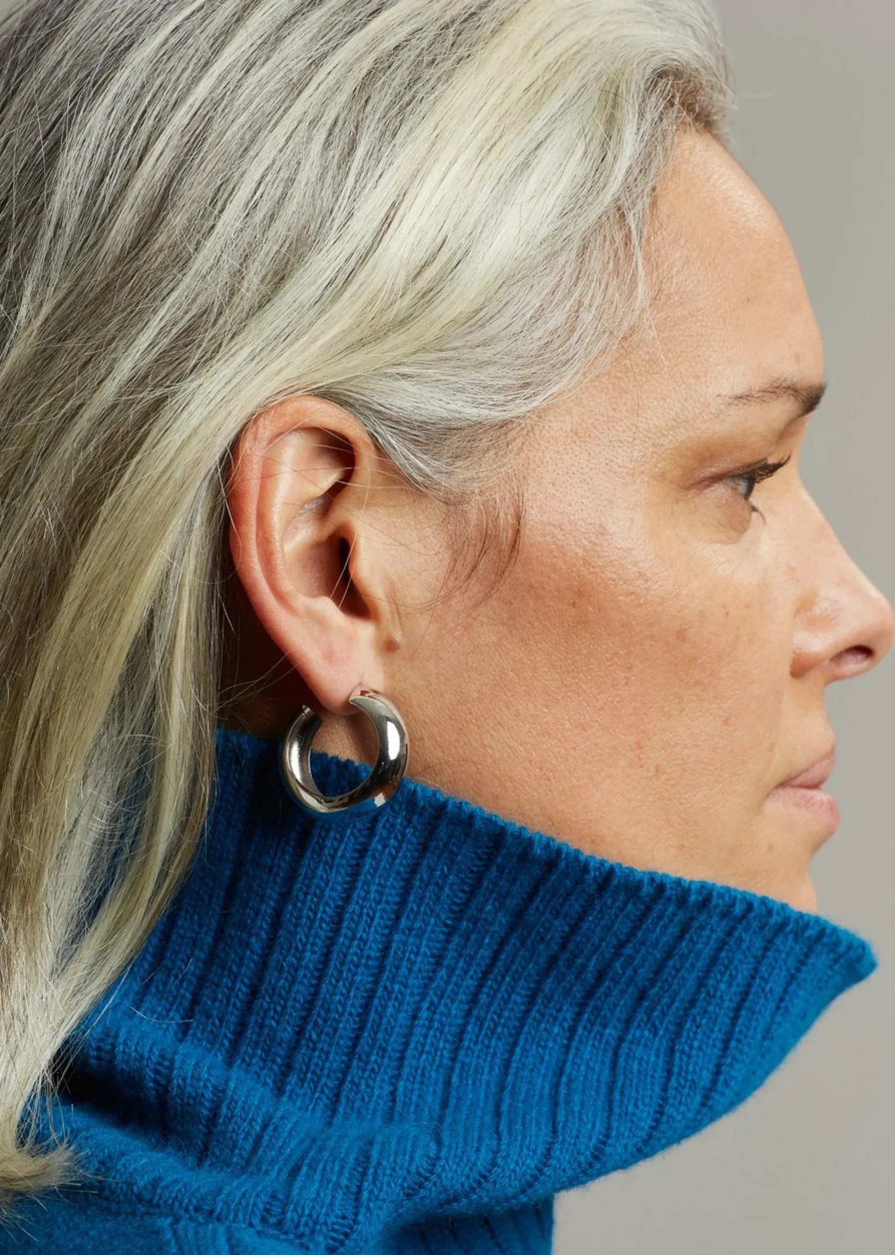 The Frankie Shop Laura Lombardi Cusp Hoops Silver Best