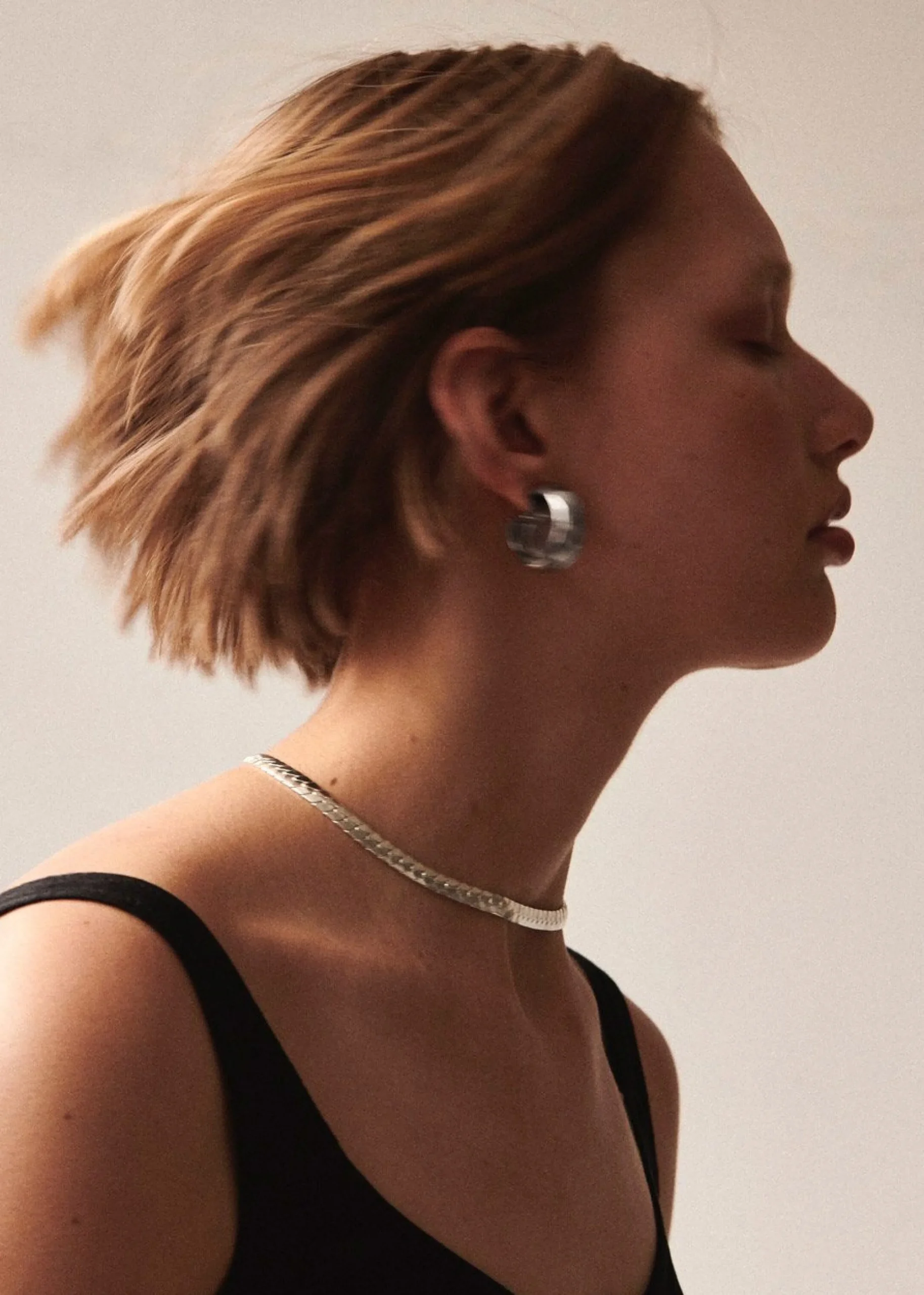 The Frankie Shop Laura Lombardi Cusp Hoops Silver Best