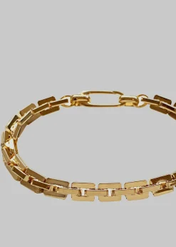 The Frankie Shop Laura Lombardi Greca Bracelet Gold Hot