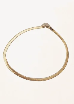 The Frankie Shop Laura Lombardi Omega Chain Necklace Gold
