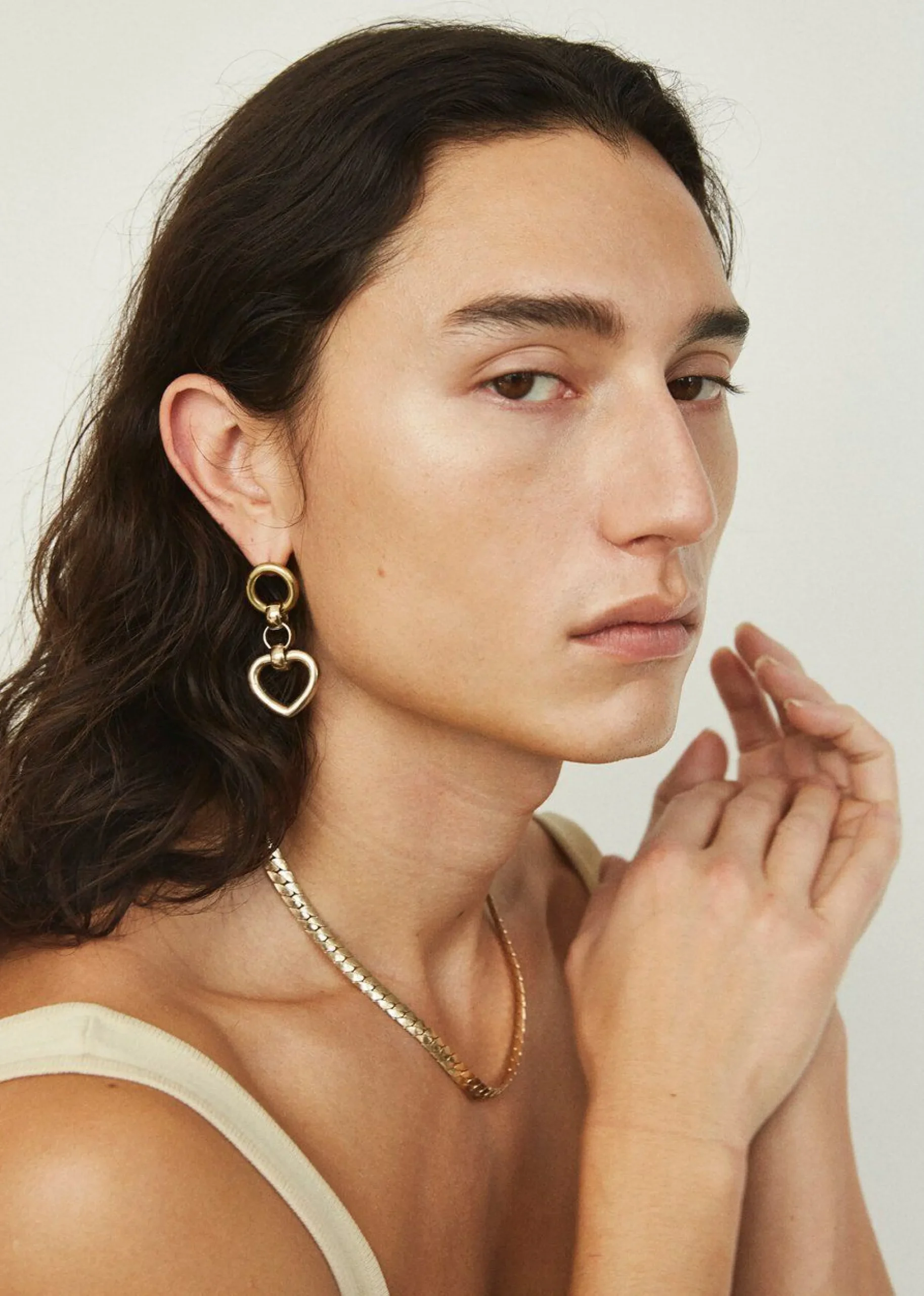 The Frankie Shop Laura Lombardi Piatta Necklace Gold