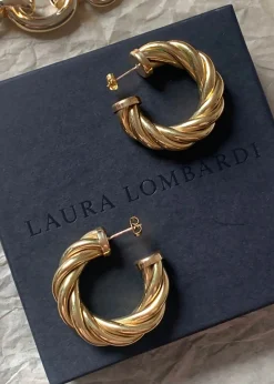 The Frankie Shop Laura Lombardi Spira Hoops Gold