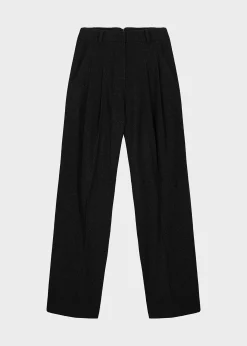 The Frankie Shop Layton Wool Suit Pants Black Best