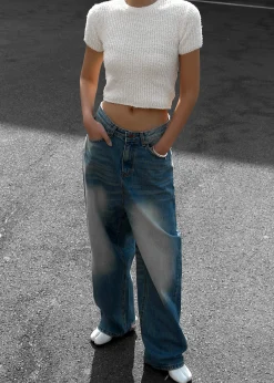The Frankie Shop Lexie Knit Cropped Top Off White Outlet