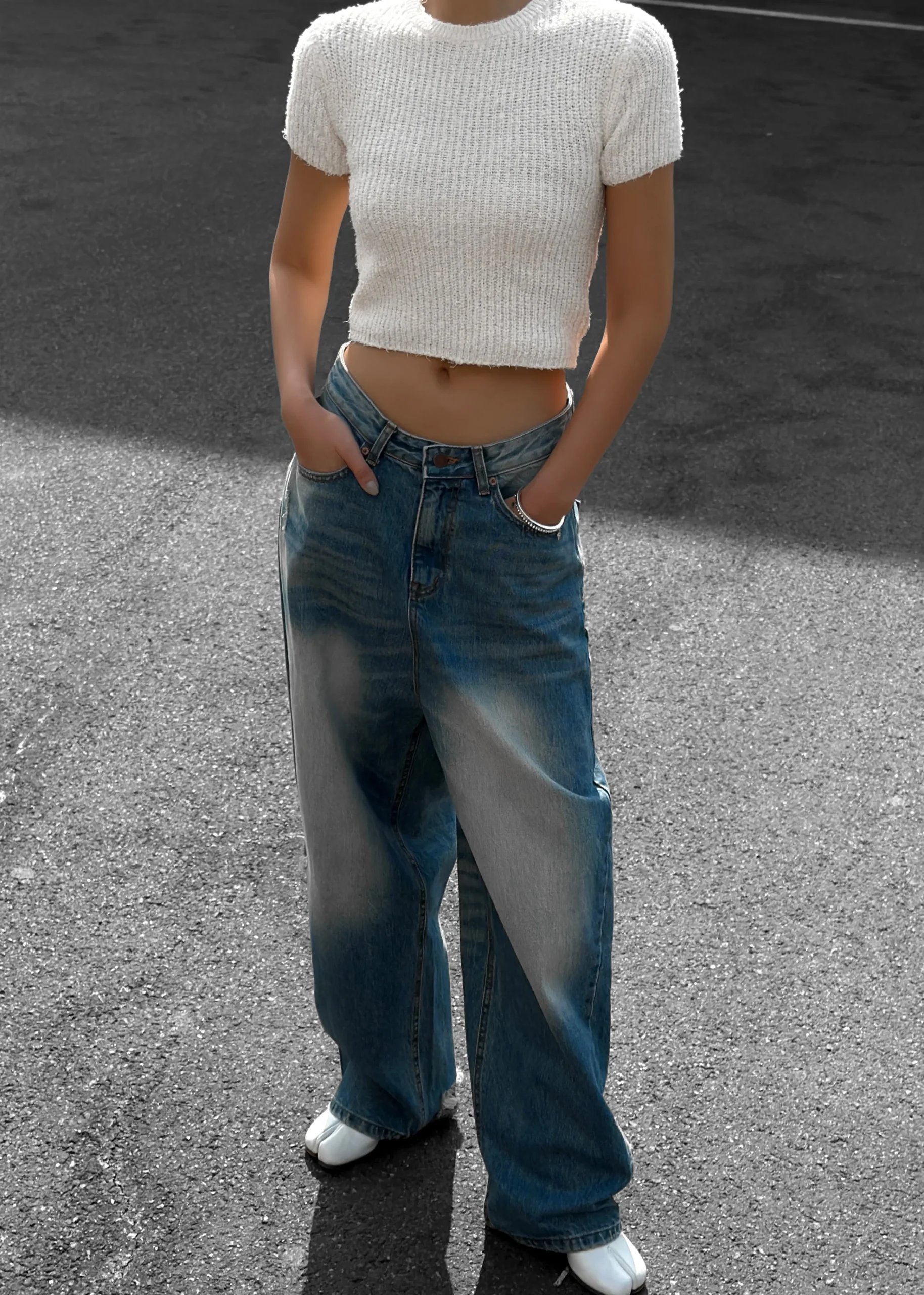 The Frankie Shop Lexie Knit Cropped Top Off White Outlet