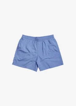 The Frankie Shop Lido Swim Mid Length Trunks Mid Blue Online
