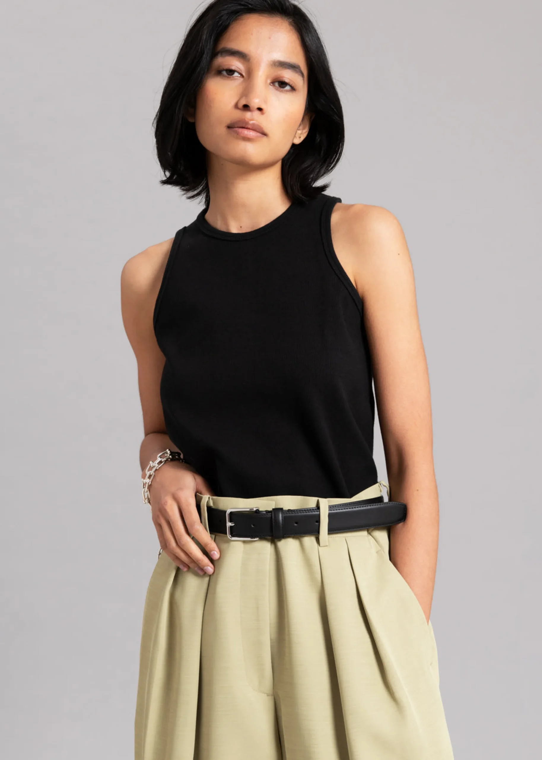 The Frankie Shop Liko Tank Black New