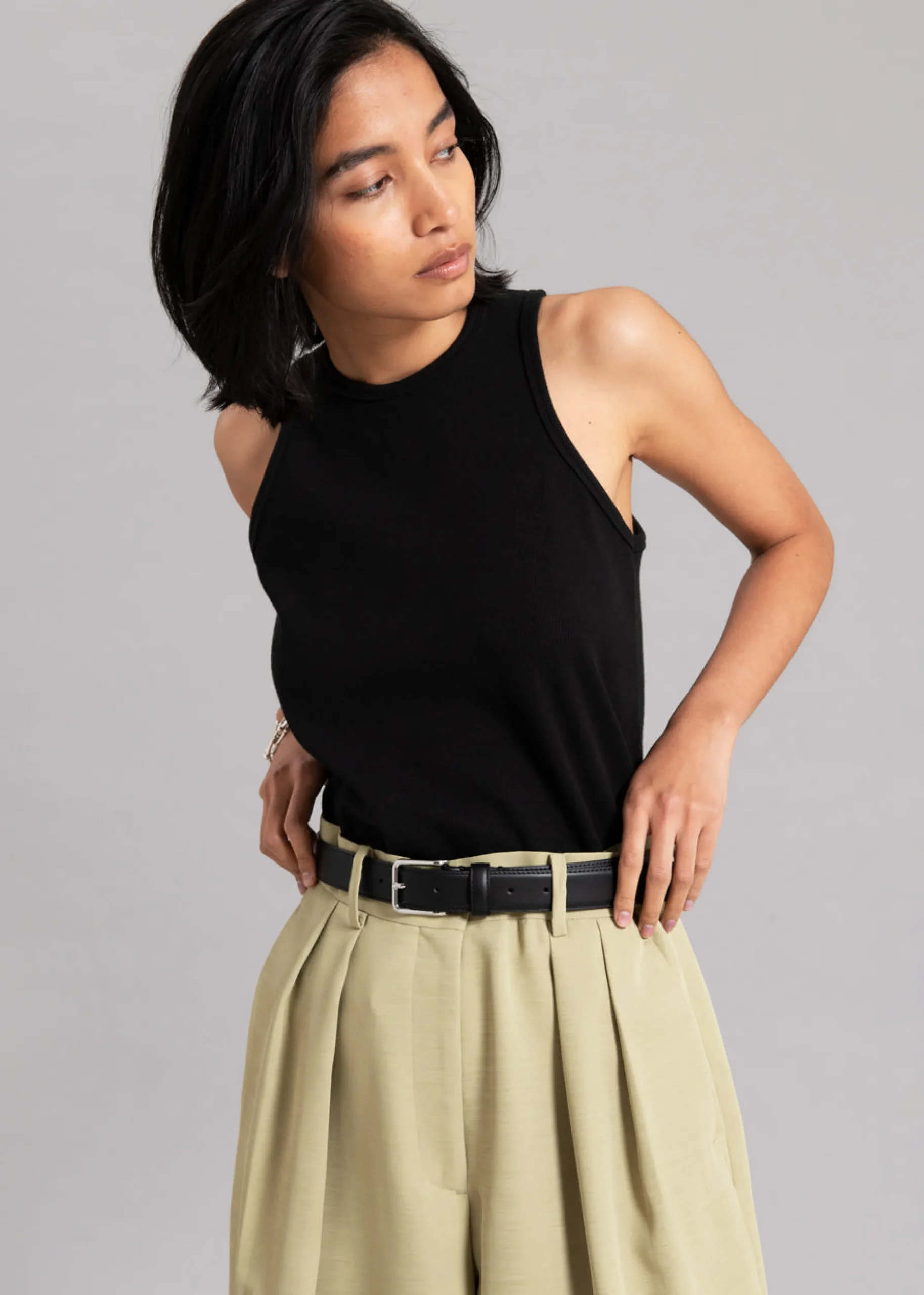 The Frankie Shop Liko Tank Black New