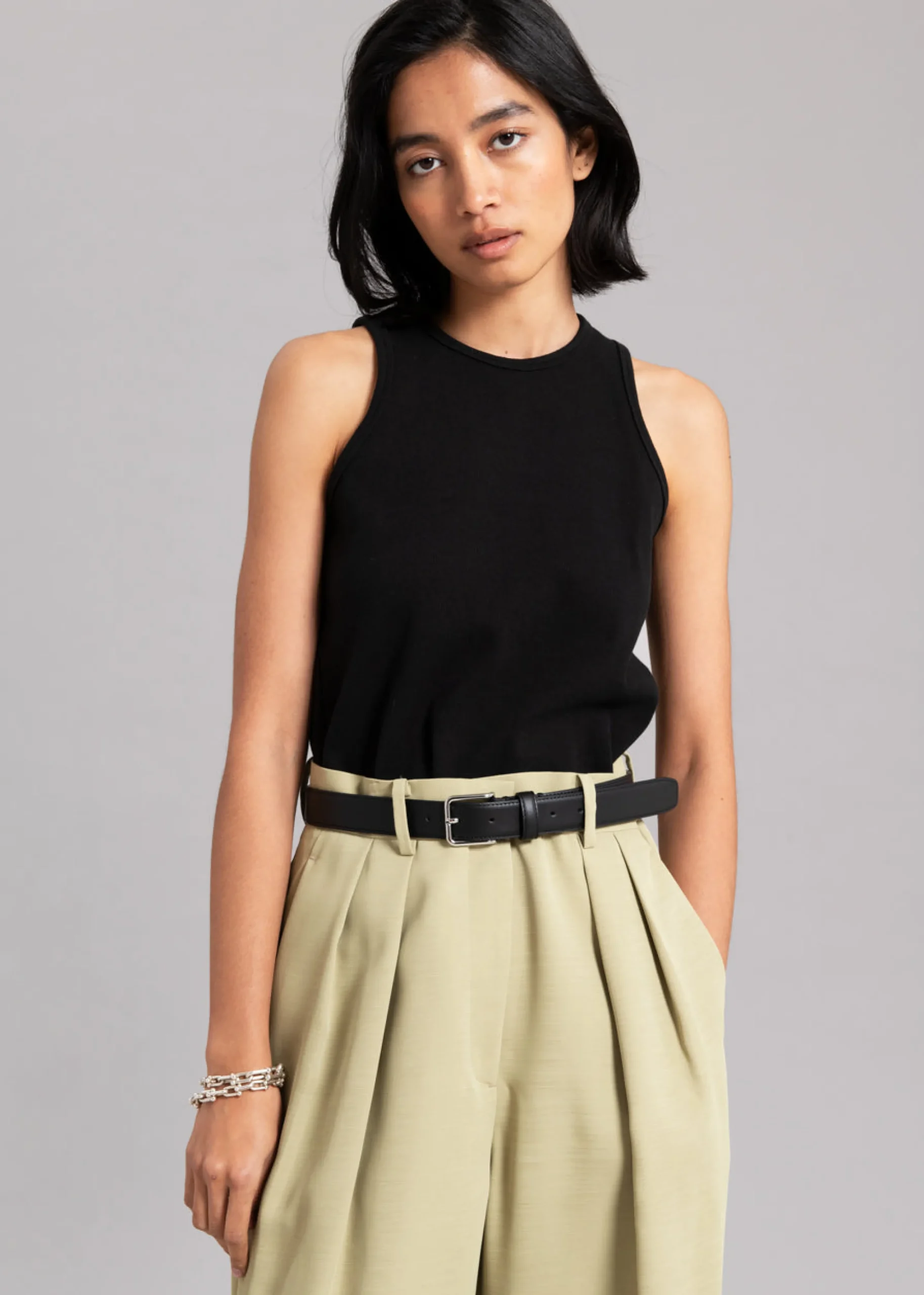 The Frankie Shop Liko Tank Black New