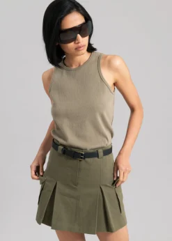 The Frankie Shop Liko Tank Olive Online