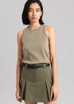 The Frankie Shop Liko Tank Olive Online