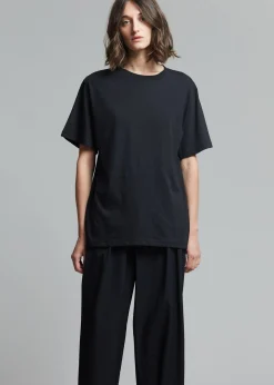 The Frankie Shop Lilou Simple Tee Black