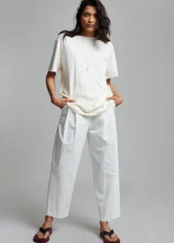 The Frankie Shop Lilou Simple Tee Beige Sale