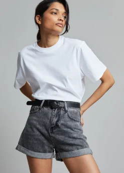 The Frankie Shop Lilou Simple Tee Optic White Online