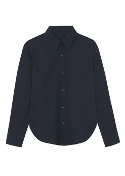 The Frankie Shop Lotta Fluid Shirt Charcoal New