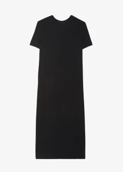 The Frankie Shop Lou Oversized Tee Dress Black Best