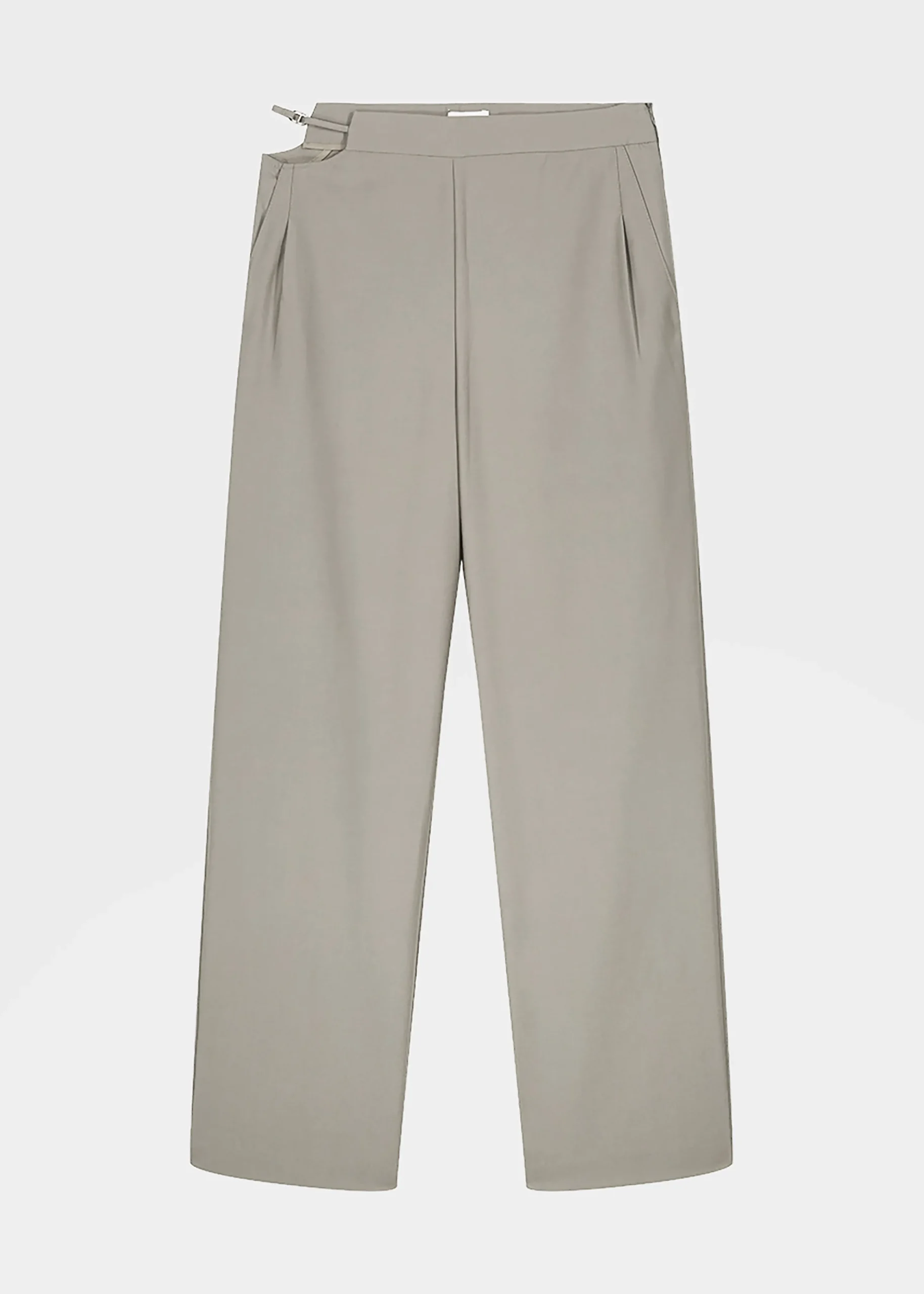 The Frankie Shop Louise Cut Out Trousers Olive
