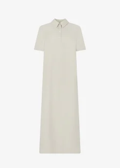 The Frankie Shop Loulou Studio Bira Polo Shirt Dress Beige Hot