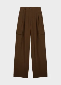The Frankie Shop Maesa Cargo Pants Brown Hot