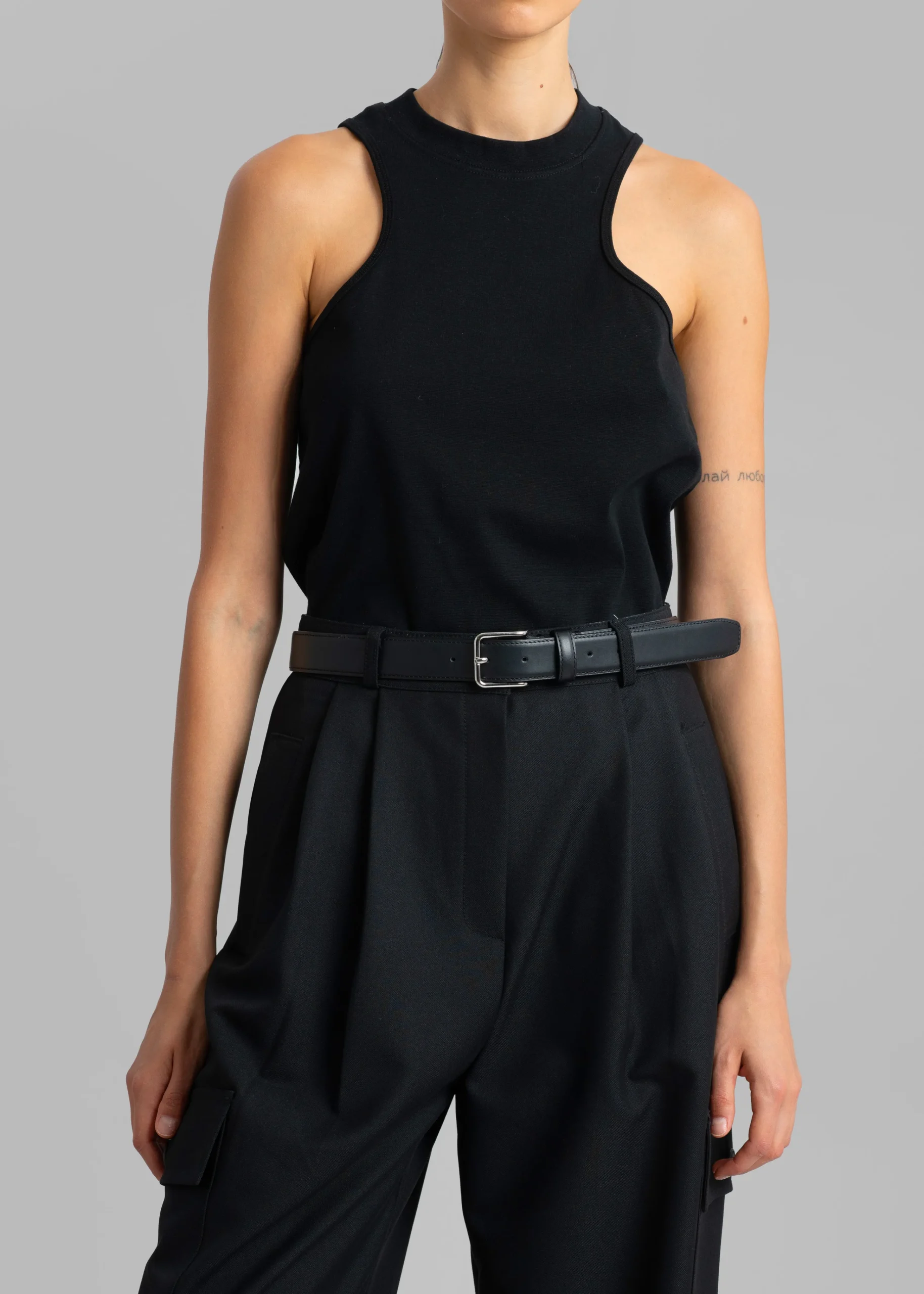 The Frankie Shop Maesa Cargo Pants Black Hot