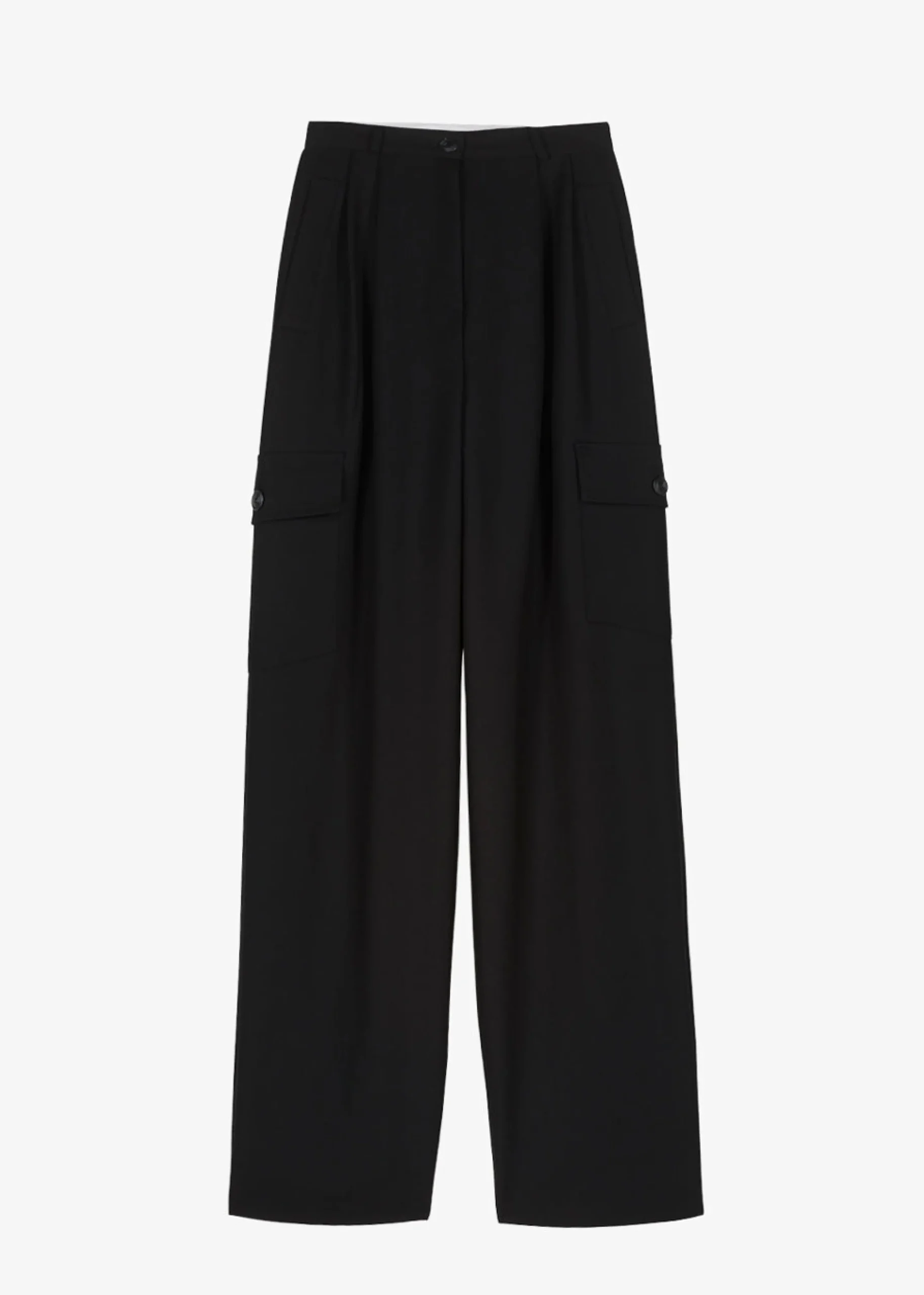 The Frankie Shop Maesa Cargo Pants Black Hot