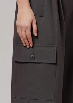 The Frankie Shop Maesa Cargo Pants Charcoal Clearance