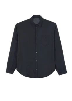 The Frankie Shop Maine Padded Shirt Jacket Black Best