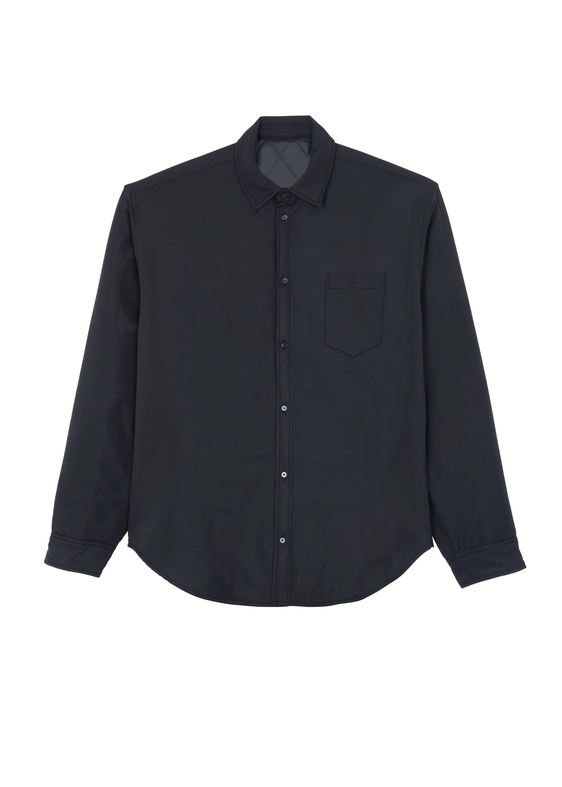 The Frankie Shop Maine Padded Shirt Jacket Black Best
