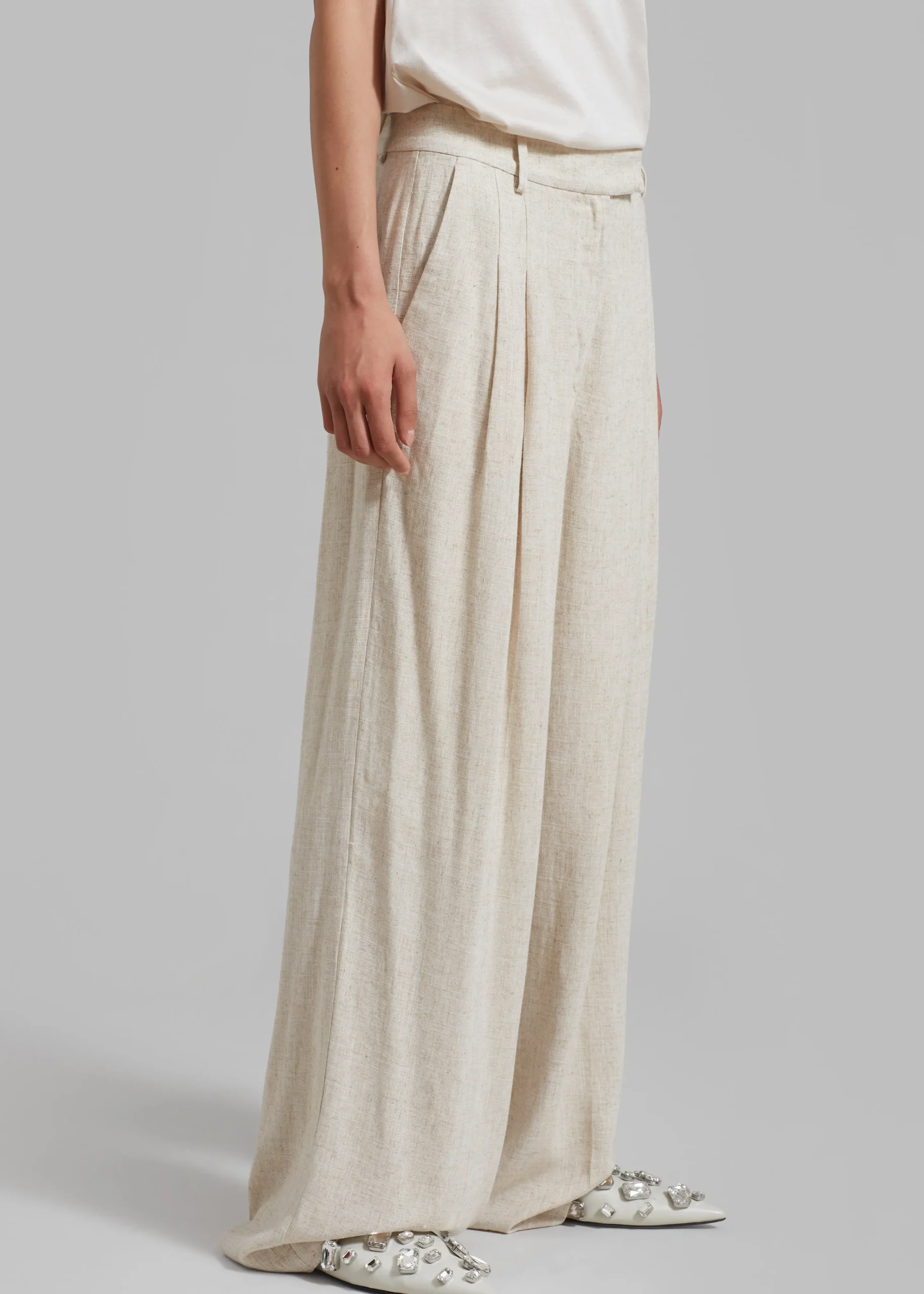 The Frankie Shop Malene Birger Cymbaria Pants Undyed Sale