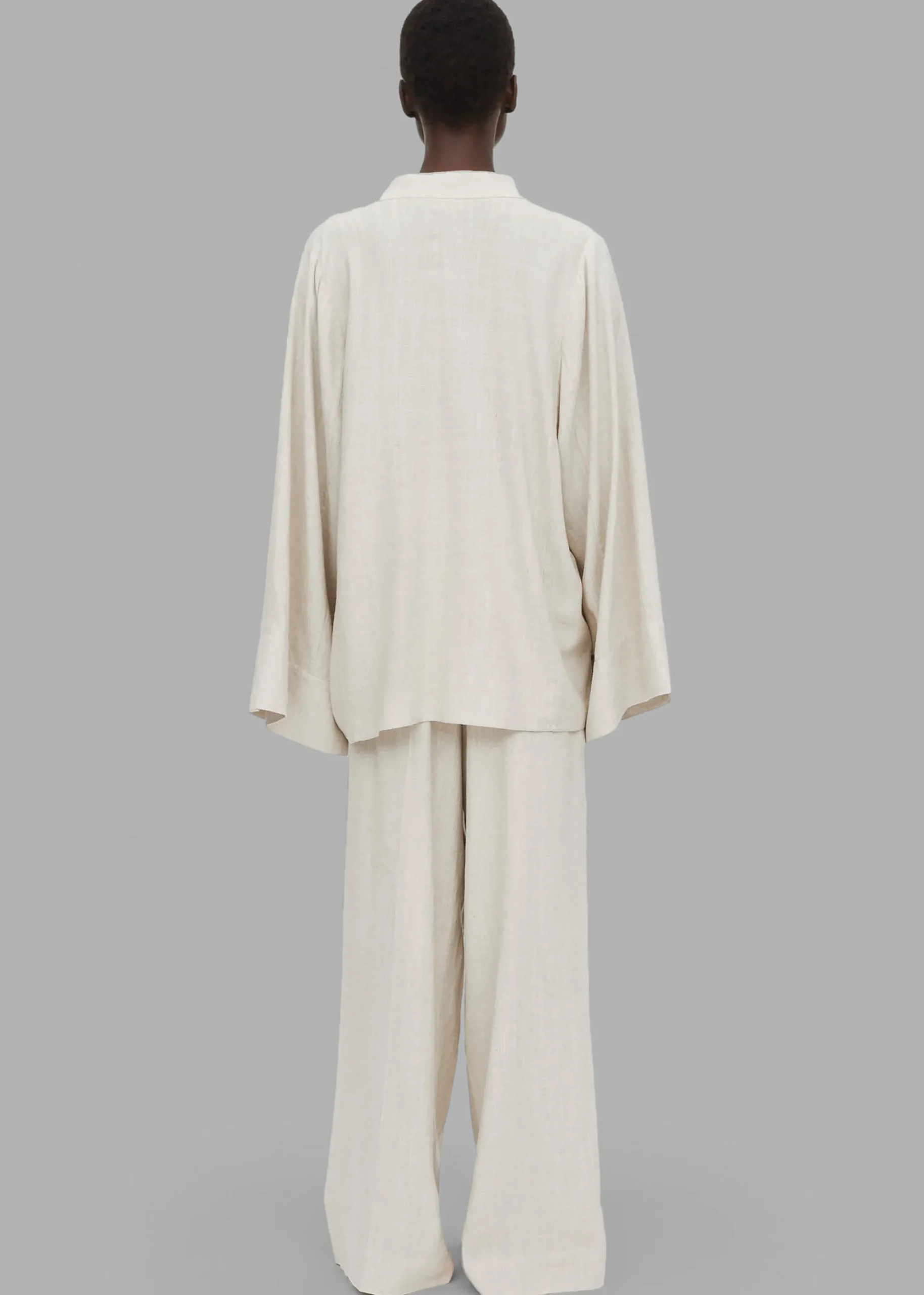 The Frankie Shop Malene Birger Lomaria Blouse Undyed Discount