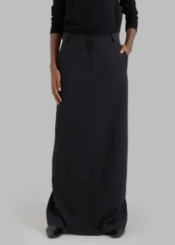 The Frankie Shop Malvo Long Pencil Skirt Black Sale