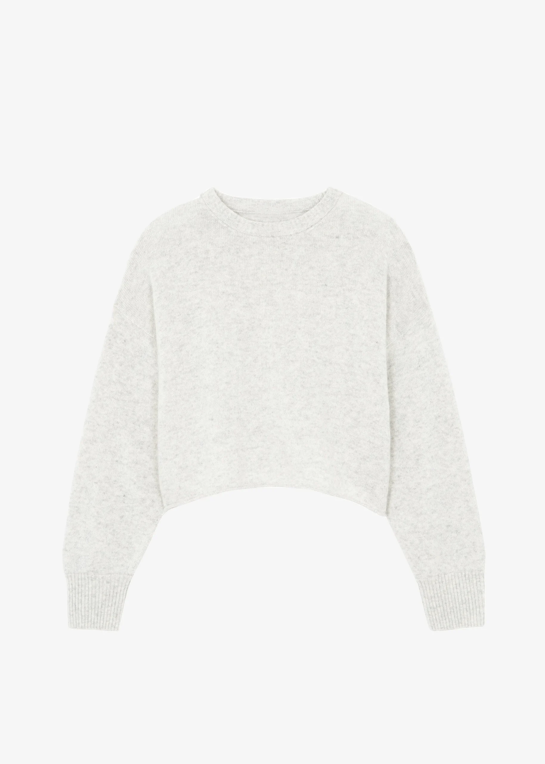 The Frankie Shop Marlan Rolled Edge Sweater Grey Sale