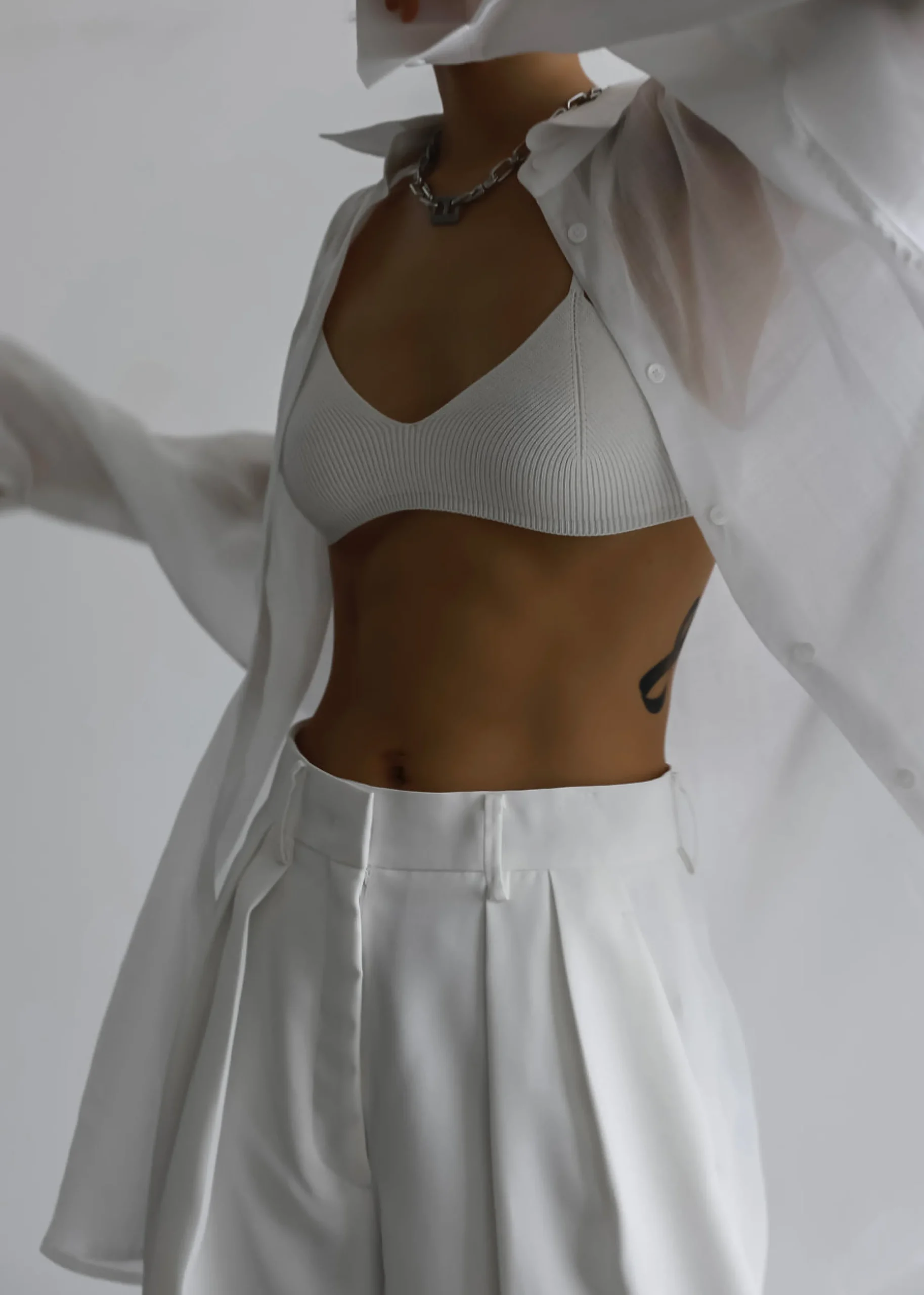 The Frankie Shop Marlow Oversized Linen Shirt White Outlet