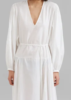 The Frankie Shop Matin Cortona Dress White