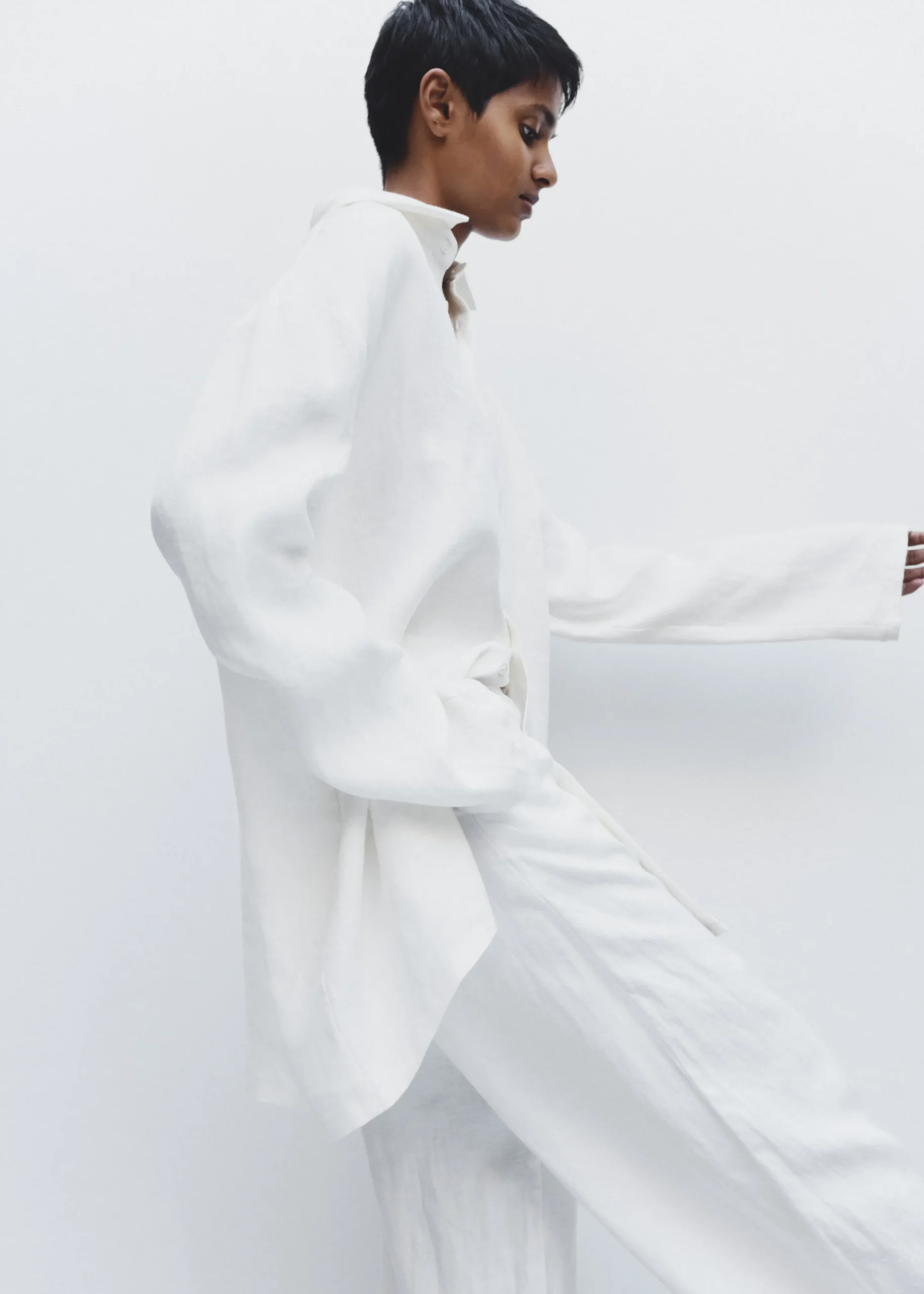 The Frankie Shop Matin Supersized Shirt Natural Best