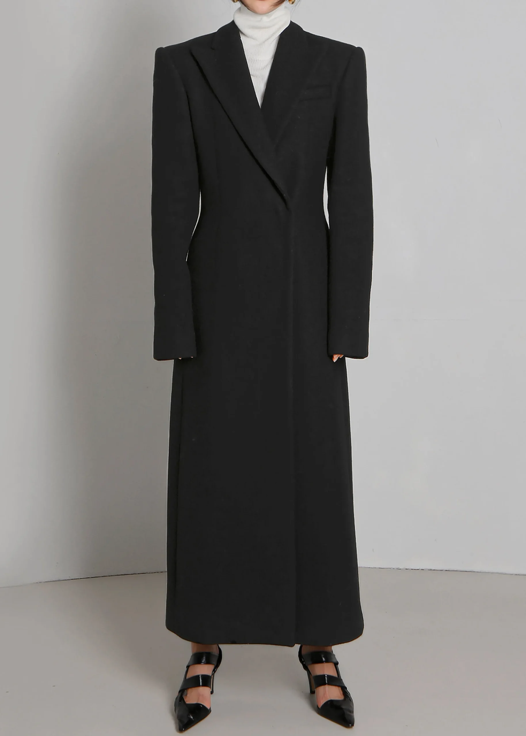 The Frankie Shop Melva Coat Black Clearance
