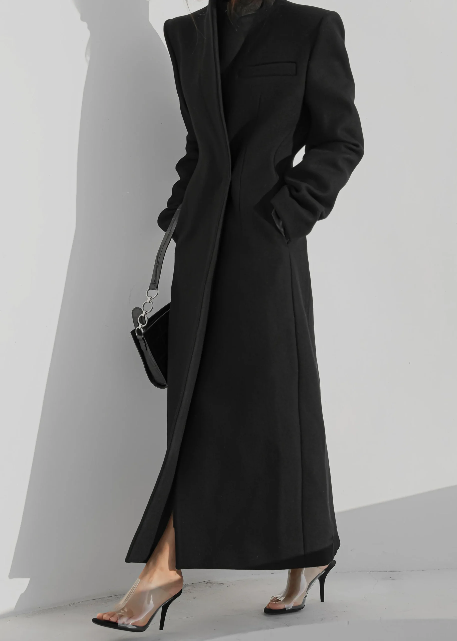 The Frankie Shop Melva Coat Black Clearance