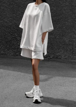 The Frankie Shop Memphis Fleece Set White New