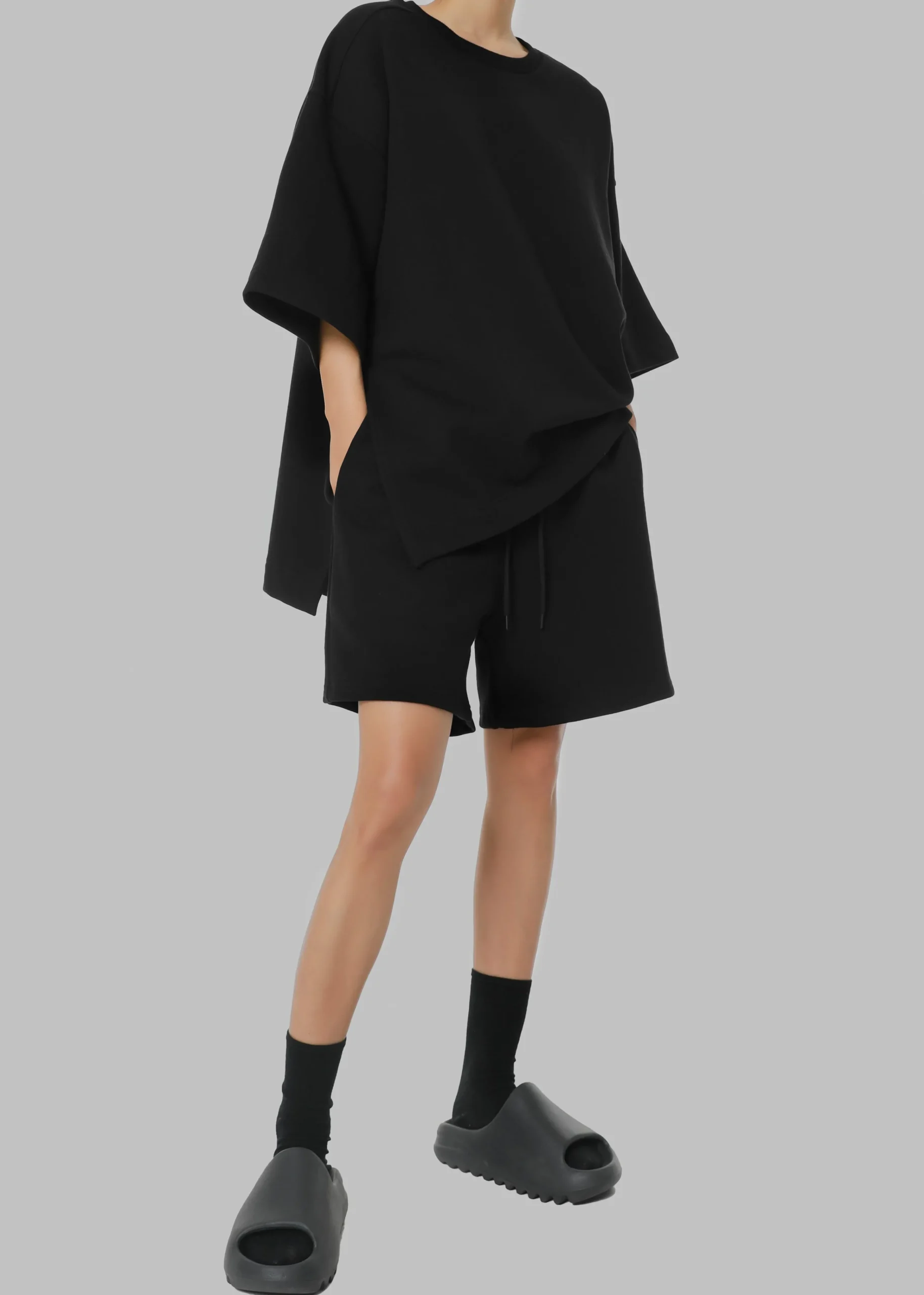 The Frankie Shop Memphis Fleece Set Black Online