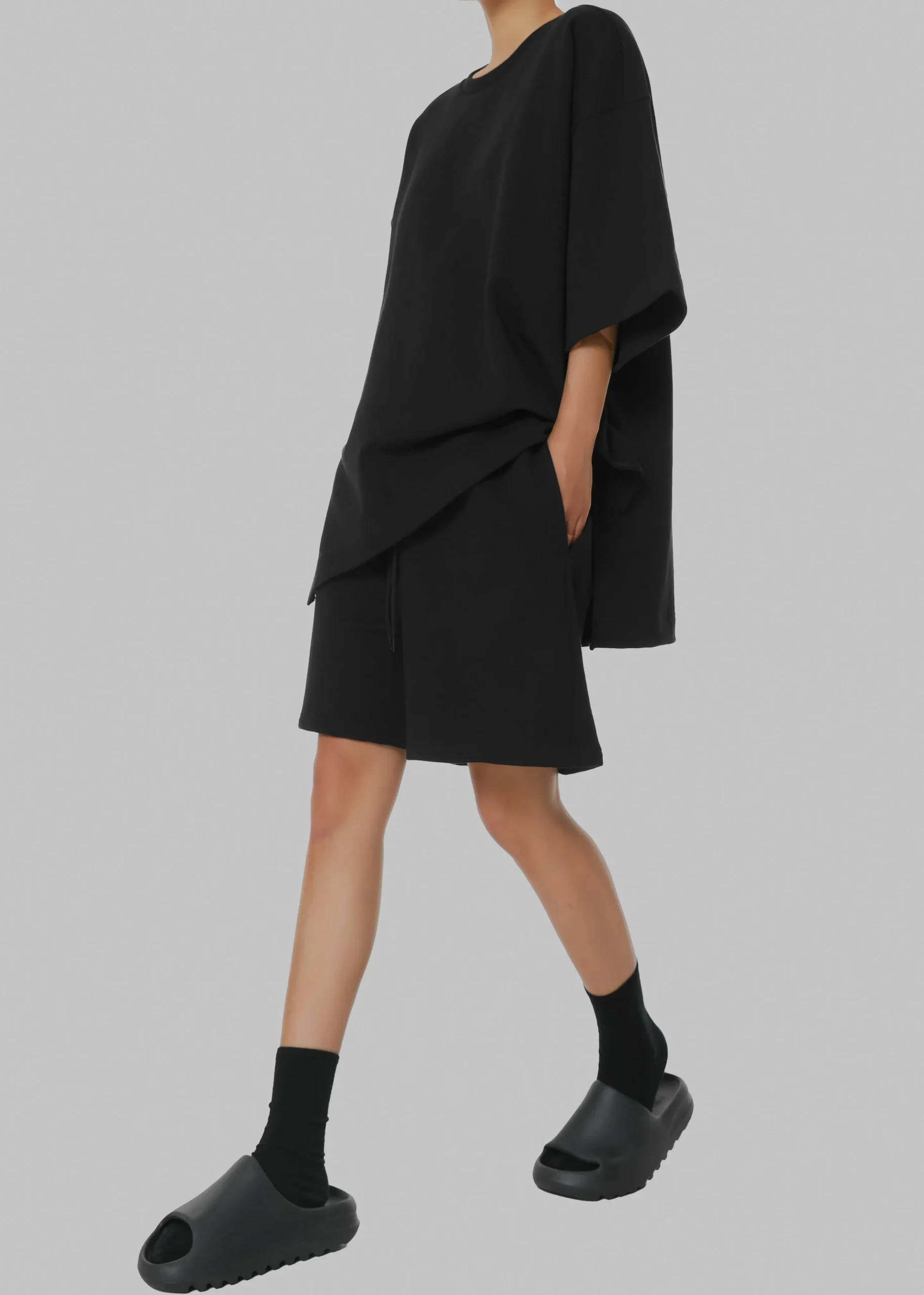 The Frankie Shop Memphis Fleece Set Black Online