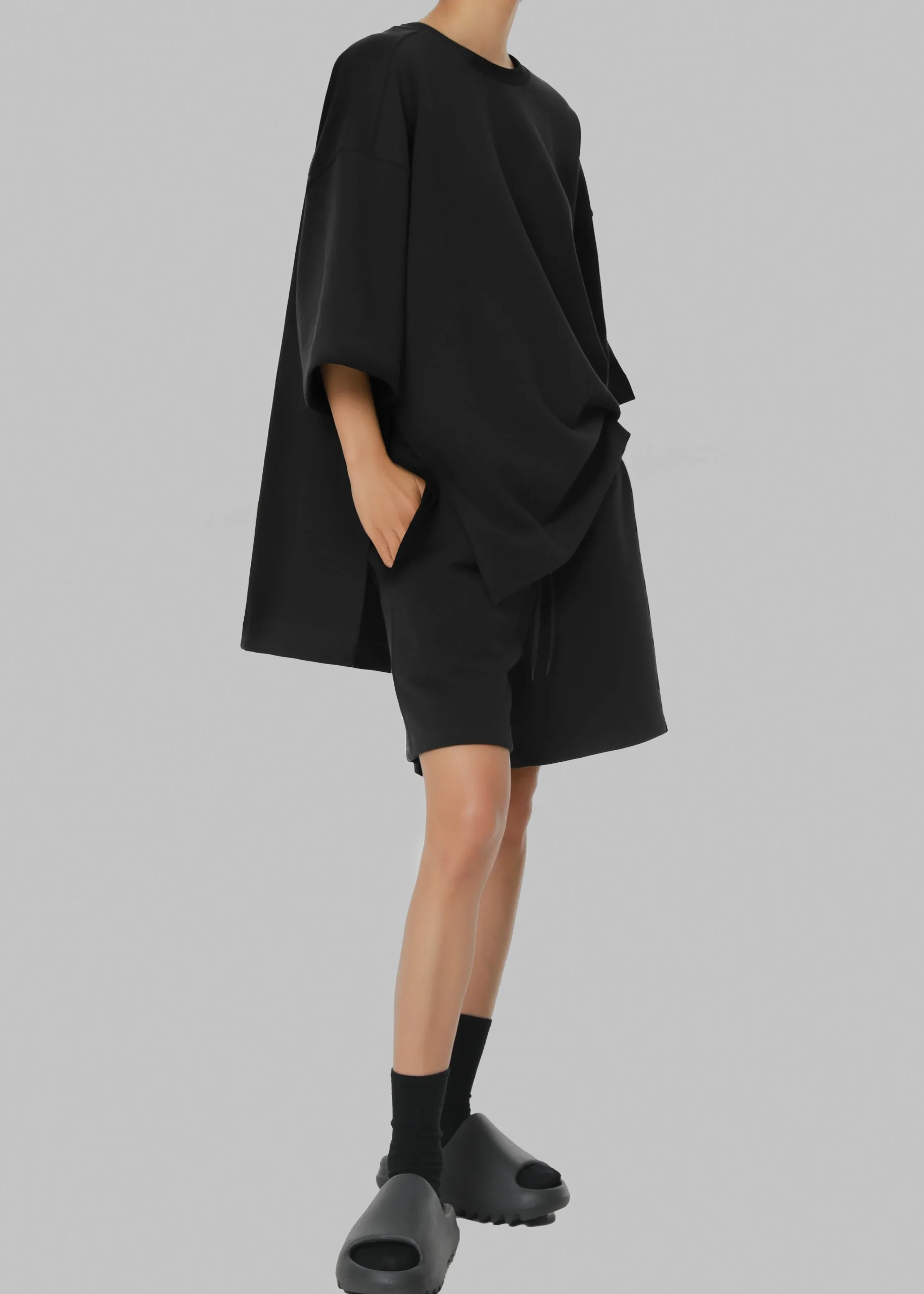 The Frankie Shop Memphis Fleece Set Black Online