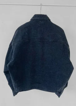 The Frankie Shop Miller Denim Jacket Black Wash Best