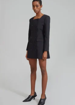 The Frankie Shop Narin Dress Black Discount