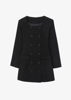 The Frankie Shop Narin Dress Black Discount