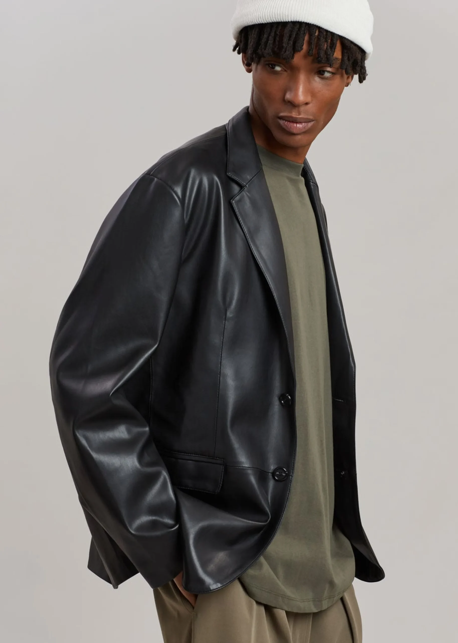 The Frankie Shop Olympia Blazer Black New