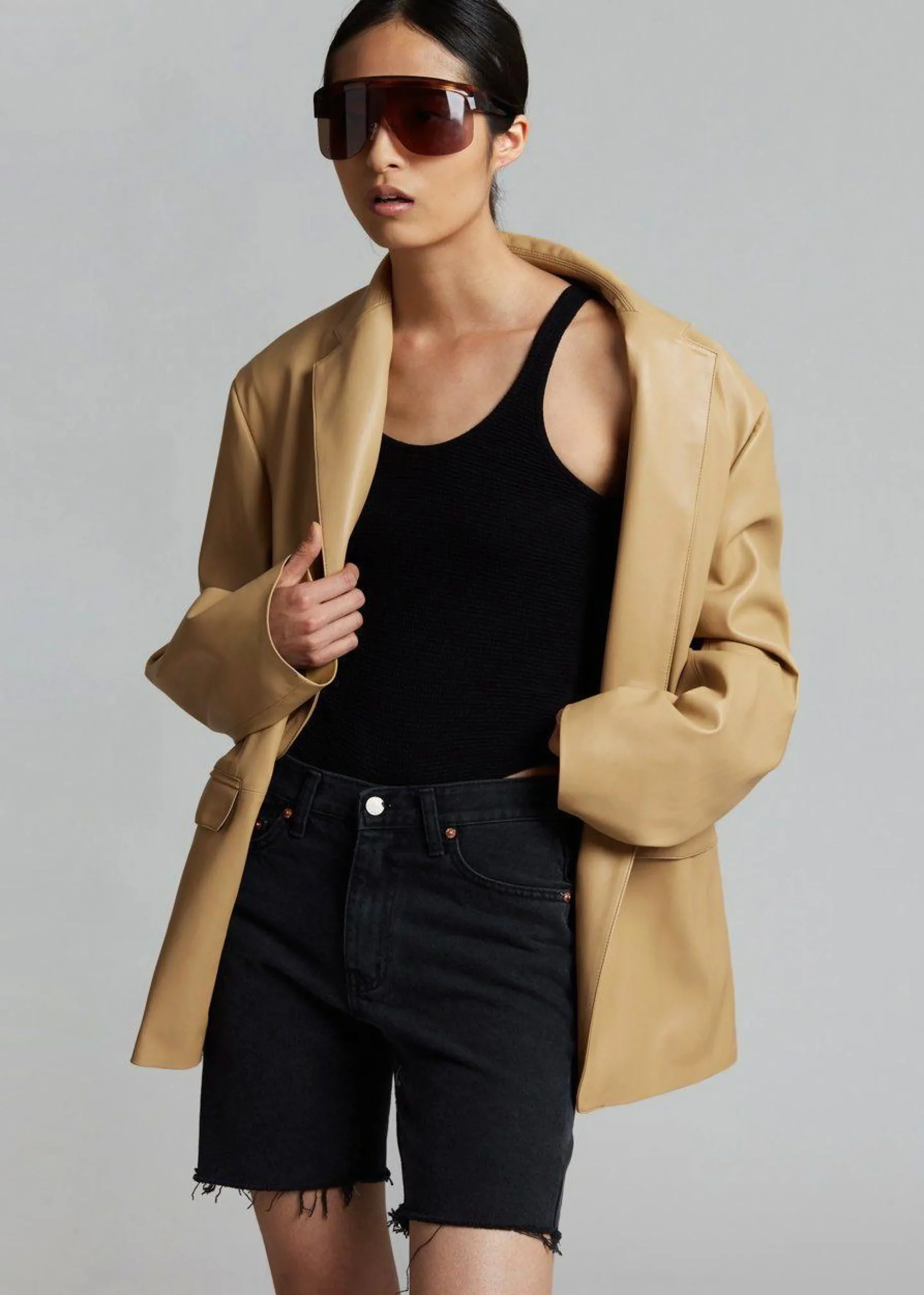 The Frankie Shop Olympia Blazer Butter Clearance